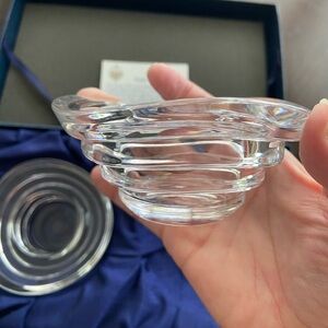 FABREGE Imperial Collection Luxe Oblong Glass Crystal Votives in Display Box